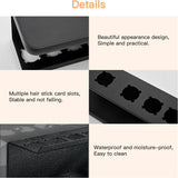 Black Space Aluminum Wall Mount Holder for Dyson Airwrap