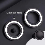 Magnetic Wall Mount Hair Dryer Holder for Dyson - Black Metal