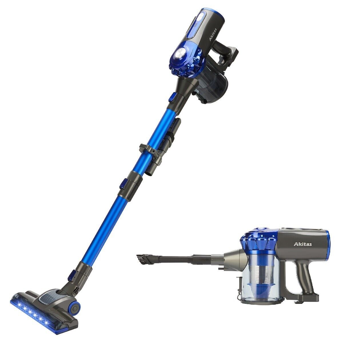 V8 150W Handheld Stick Vacuum Cleaner 40 Min Runtime LED