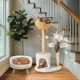 Cat Tree Condo Activity Center Sisal Scratcher Tower