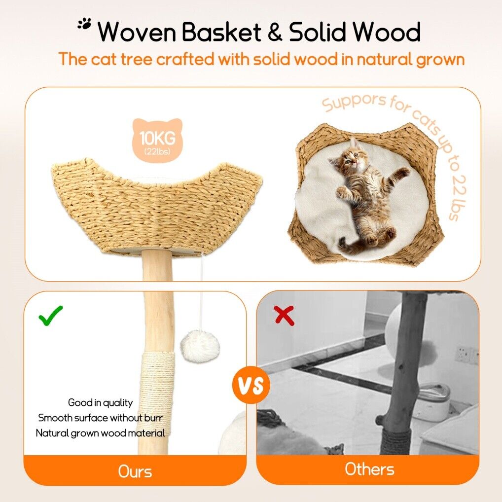 Cat Tree Condo Activity Center Sisal Scratcher Tower