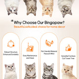 Cat Tree Scratcher Plush Sisal Willow Wood w Basket Cushion