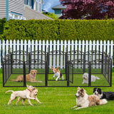 XL Metal Dog Playpen Indoor Fence with Waterproof Pad