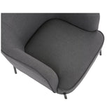 Upholstered Armchair Dark Grey