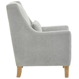 Fabric accent chair