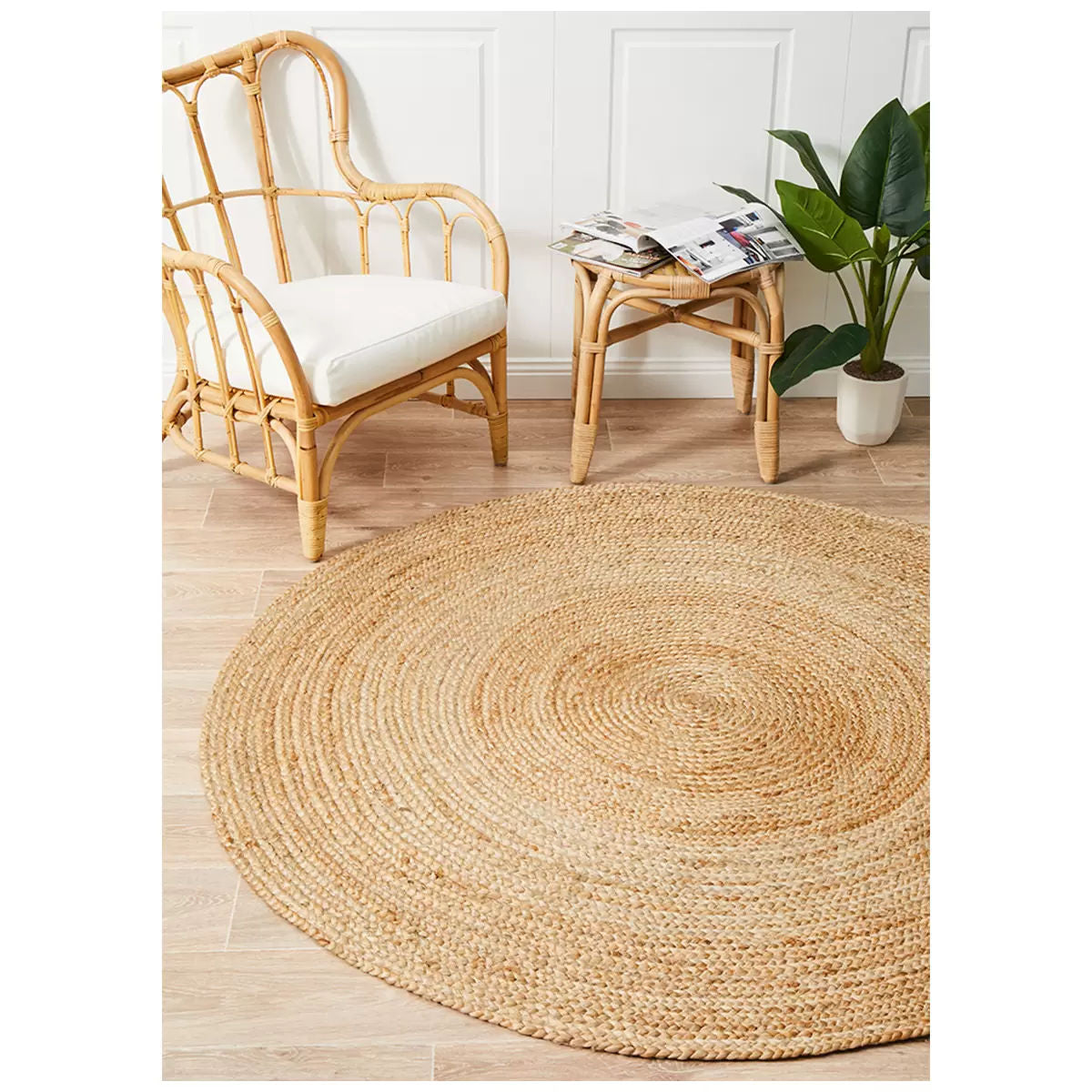 Atrium polo natural indoor rug 240 x 240cm