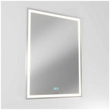 Aurea integrated led plug in wall mirror