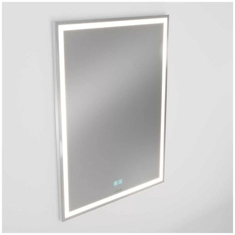 Aurea integrated led plug in wall mirror