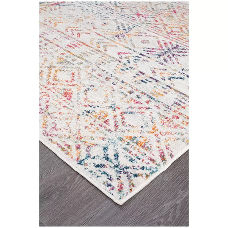 Oasis Multi Rug 290 x 200cm - Bohemian Tribal Style, Easy to Clean, Polypropylene
