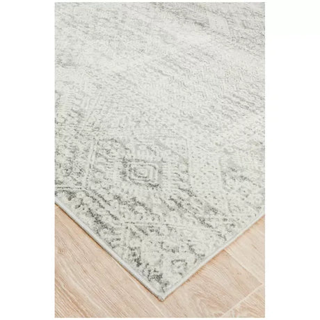 Mirage Silver Rug 400 x 300cm - Transitional Moroccan Style