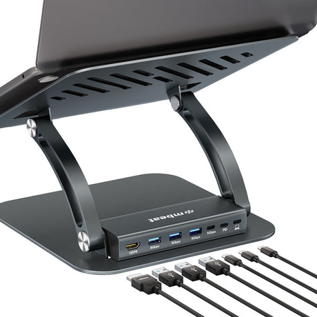 mbeat Stage P6 Laptop Stand with USB-C Dock