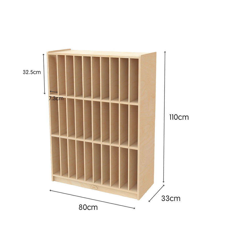 Jooyes 30 Cubby Vertical File Organiser Storage Cabinet