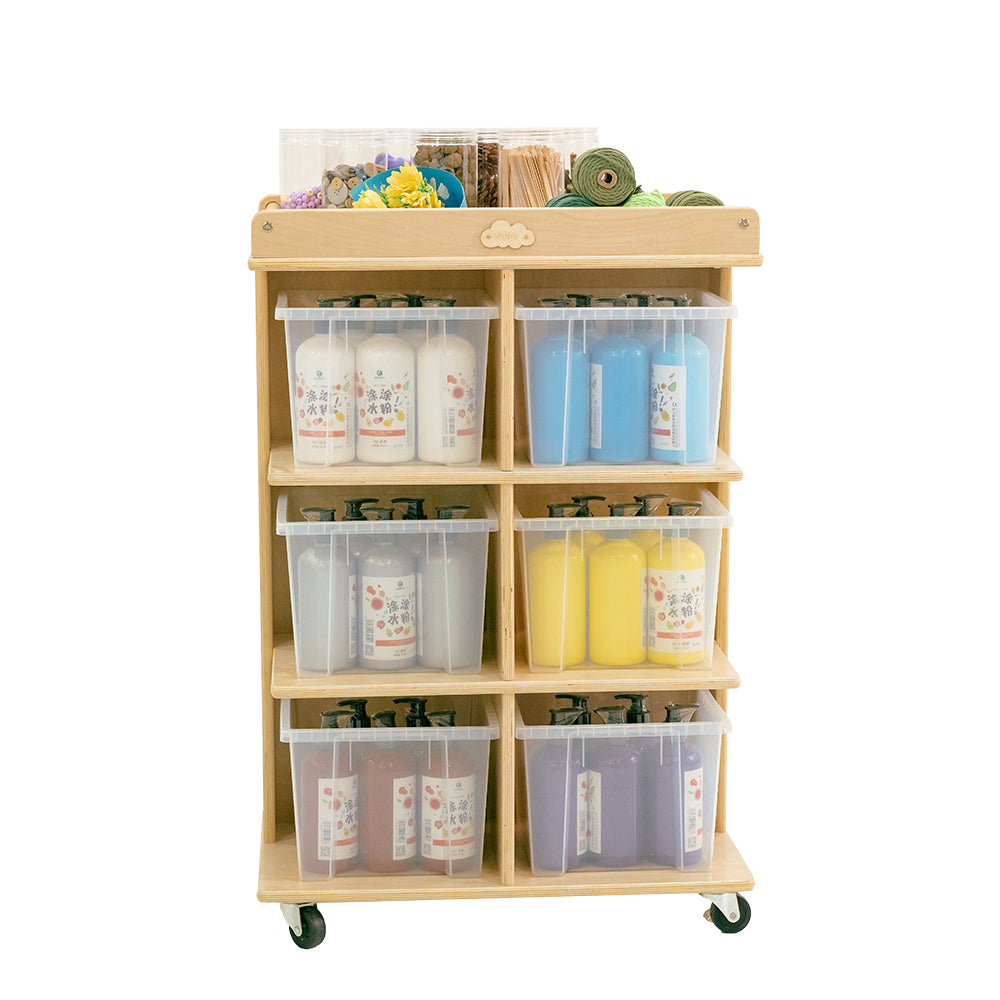 Jooyes 6 Tray Storage Cabinet With Castors