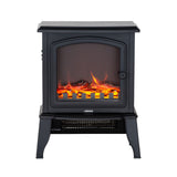 Electric 1000W to 2000W Fireplace Heater with Realistic Log Flame Display