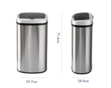 60L Stainless Steel Motion Sensor Rubbish Bin