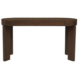 Brentwood 2 Drawer Oval Desk (Walnut)