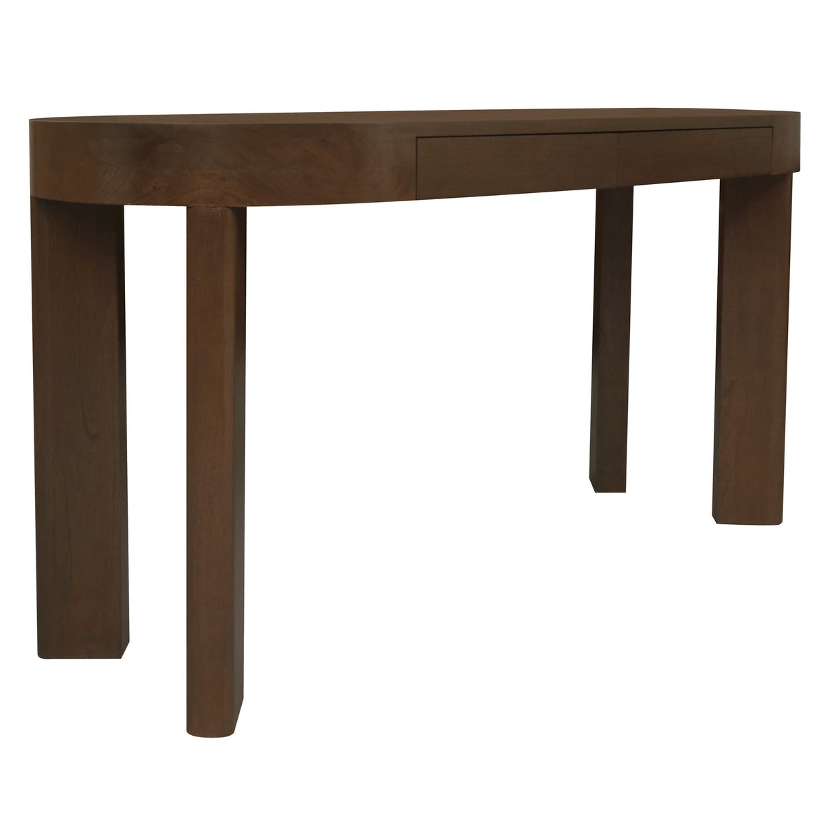 Brentwood 2 Drawer Oval Desk (Walnut)