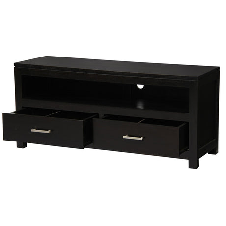 Paris 2 Drawer Entertainment Unit (Chocolate)
