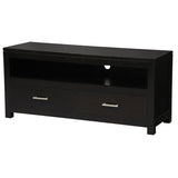 Paris 2 Drawer Entertainment Unit (Chocolate)