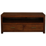 Paris 2 Drawer Entertainment Unit (Mahogany)