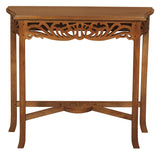 Sierra Carved Sofa Table (Light Pecan)