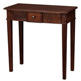 Milly Carved Hall Table (Mahogany)