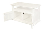 Tasmania 2 Door TV Stand (White)