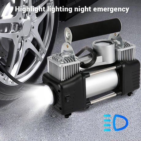 12V 150PSI Car Air Compressor Portable Tyre Deflator Inflator Pump 4WD Car Truck