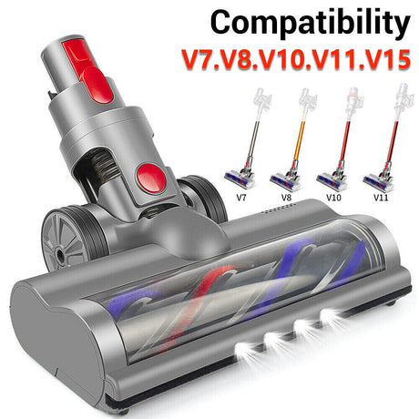 LED Roller Brush Head Floor Tool DYSON V7 V8 V10 V11 V15 SV12 SV14 Vacuum Carp