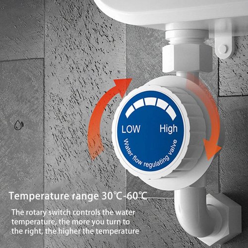 Mini Electric Instant Tankless Hot Water Heater Under Sink Shower Water System