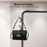Black Heavy Duty Clothes Rail Rack Hanging Garment Display Stand Shoe Storage Shelf