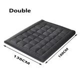 5CM Bedding Luxury Pillowtop Mattress Topper Mat Pad Antibacterial and dust mite-resistant Double:138*188cm