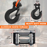12V Electric Winch 4500LBS Winch Steel Cable Trailer Towing Remote ATV UTV