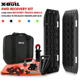 X-BULL Winch Recovery Kit 13PCS Recovery tracks /Snatch Strap Off Road 4X4