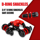 X-BULL Winch Recovery Kit 13PCS Recovery tracks /Snatch Strap Off Road 4X4