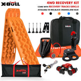 X-BULL Winch Recovery Kit with Recovery Tracks Boards Gen 3.0 Mounting Pins Snatch Strap Off Road 4WD