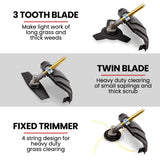 Baumr-AG 65CC Brushcutter Whipper Snipper Trimmer Brush Cutter Multi Pole Tool