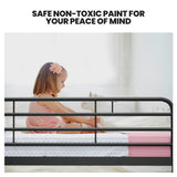 Kingston Slumber 2in1 King Single Metal Bunk Bed Frame, with Modular Design, Dark Matte Grey