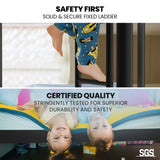 Kingston Slumber 2in1 King Single Metal Bunk Bed Frame, with Modular Design, Dark Matte Grey