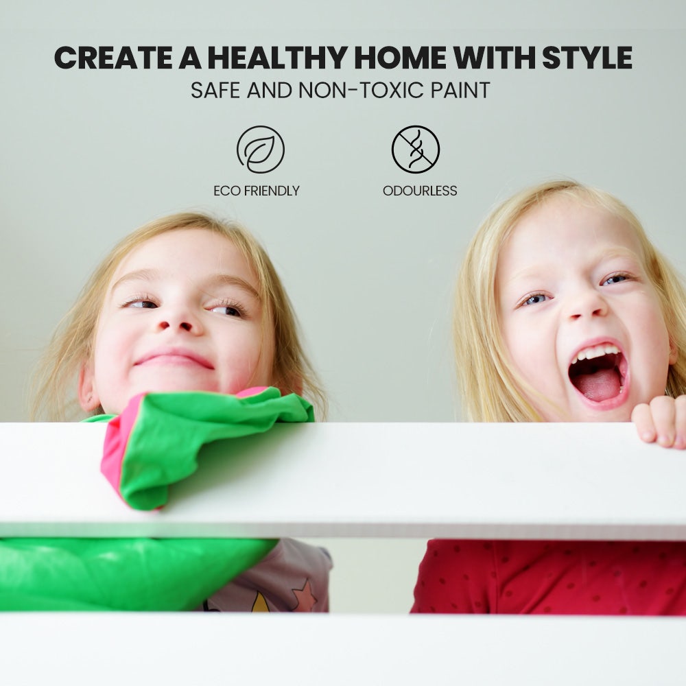 KINGSTON SLUMBER Wooden Kids Single Loft Bed Frame with Desk - White