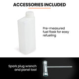 MTM Petrol Leaf Blower 26CC 2-Stroke Petrol Hand Garden Yard Outdoor Two