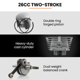 MTM Petrol Leaf Blower 26CC 2-Stroke Petrol Hand Garden Yard Outdoor Two