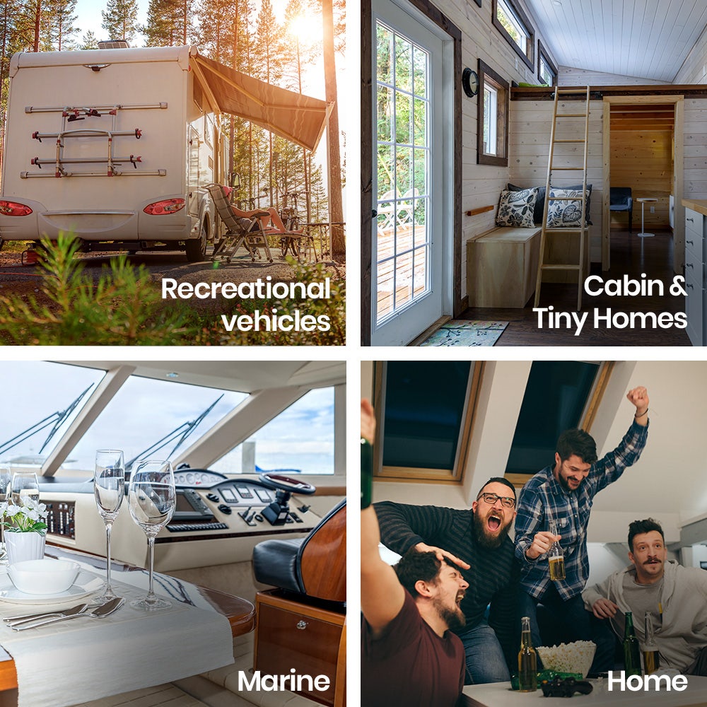 GECKO 95L Portable Upright Fridge Freezer Camping Caravans Bar Fridges Refrigerator 12V/24V/240V