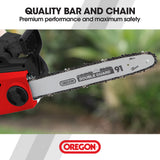 BAUMR-AG 2000W Electric Chainsaw, 16 Inch Oregon Bar and Chain