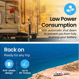 GECKO 160L Upright Portable Fridge / Freezer, 12V/24V for Motorhome and Caravan, Silver