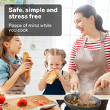 EUROCHEF Induction Benchtop Cooktop, 2000W, 9 Heat Levels, Fast Electric Portable Cooker, Touch Controls