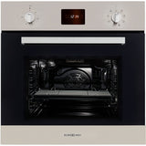 EuroChef 80L Oven Fan Forced Wall Built in Electric Stainless Steel