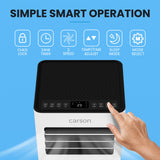 CARSON 2.05kW Portable Air Conditioner, with Fan & Dehumidifier Mode, Remote Control, 24hr Timer, Sleep Mode