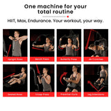 PROFLEX Multi-Station Compact Home Gym Set, 150lbs Weight Plates- M8000