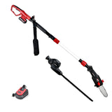 BAUMR-AG 20V SYNC Cordless Pole Saw & Hedge Trimmer Combo, 8 inch Chainsaw Pruner, Telescopic Handle, with Battery and Charger Kit